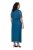 Ulla Popken 854031 Ujjatlan maxiruha Petrol - Maxi ruhák - Női plus size maxiruhák