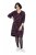 Ulla Popken 855270 Mintás jersey ruha V-nyakkal Fekete - Jersey ruhák - 