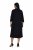 Ulla Popken 855373 Mintás jersey ruha Fekete - Jersey ruhák - 