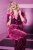 Ulla Popken 855499 Strasszos bársony blézer Magenta - Blézerek - Blézerek plus size méretben nőknek