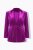 Ulla Popken 855499 Strasszos bársony blézer Magenta - Blézerek - Blézerek plus size méretben nőknek
