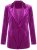 Ulla Popken 855499 Strasszos bársony blézer Magenta - Blézerek - Blézerek plus size méretben nőknek