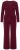 Ulla Popken 855622 Hosszú ujjú overall V-nyakkal Borvörös - Overaly - Jumpsuit Nagy Méretben