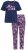 Ulla Popken 856141 Hosszú ujjú pizsama Sötétkék - Pizsama/Loungewear - 