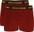 Motley Denim Amsterdam Boxershorts Red 2-pack - Alsónemű & strandruhák - Nagyméretű Alsónemű 2XL-8XL