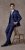 Skopes Kennedy Suit pants Royal Blue - Farmer & nadrág - Farmer és nadrág - W40-W70