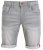 D555 Griffin Denim Shorts Grey - Rövidnadrág - Nagyméretű Rövidnadrág W40-W60