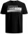 Jack & Jones Booster T-shirt Black - Pólók - Nagyméretű pólók - 2XL-14XL