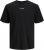 Jack & Jones JCOEDITION BERLIN T-Shirt Black - Pólók - Nagyméretű pólók - 2XL-14XL
