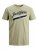 Jack & Jones JJELOGO TEE Light Green - Pólók - Nagyméretű pólók - 2XL-14XL