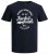 Jack & Jones JJERAFA TEE Navy - Pólók - Nagyméretű pólók - 2XL-14XL