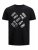 Jack & Jones JCOSTREET TEE Black - Pólók - Nagyméretű pólók - 2XL-14XL