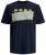 Jack & Jones JCOBOOSTER TEE Navy - Pólók - Nagyméretű pólók - 2XL-14XL