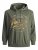 Jack & Jones JPRBLUBOOSTER SWEAT Hoodie Khaki - Pulóverek & kapucnis pulóverek - Pulóverek & Kapucnis pulóver 2XL-12XL