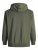 Jack & Jones JPRBLUBOOSTER SWEAT Hoodie Khaki - Pulóverek & kapucnis pulóverek - Pulóverek & Kapucnis pulóver 2XL-12XL