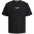 Jack & Jones Miko Crew Neck T-Shirt Black - Pólók - Nagyméretű pólók - 2XL-14XL