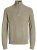 Jack & Jones Pannel Knit Half Zip Pullover Crockery - Pulóverek & kapucnis pulóverek - Pulóverek & Kapucnis pulóver 2XL-12XL