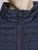 Jack & Jones MULTI BODYWARMER With COLLAR Navy Blazer - Kabátok - Nagyméretű Kabátok - 2XL-8XL
