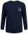 Jack & Jones JCOFILO Crew Neck Sweater with Back Print Navy Blazer - Pulóverek & kapucnis pulóverek - Pulóverek & Kapucnis pulóver 2XL-12XL