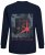 Jack & Jones JCOFILO Crew Neck Sweater with Back Print Navy Blazer - Pulóverek & kapucnis pulóverek - Pulóverek & Kapucnis pulóver 2XL-12XL