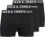 Jack & Jones SENSE Trunks 3-Pack Black - Alsónemű & strandruhák - Nagyméretű Alsónemű 2XL-8XL