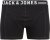 Jack & Jones SENSE Trunks 3-Pack Black - Alsónemű & strandruhák - Nagyméretű Alsónemű 2XL-8XL