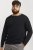 Jack & Jones HILL Knitted Sweater Black - Pulóverek & kapucnis pulóverek - Pulóverek & Kapucnis pulóver 2XL-12XL
