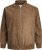 Jack & Jones ROCKY Faux Suede Bomber Jacket Brown - Kabátok - Nagyméretű Kabátok - 2XL-8XL