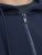 Jack & Jones BRADLEY Zip Hoodie Navy Blazer - Pulóverek & kapucnis pulóverek - Pulóverek & Kapucnis pulóver 2XL-12XL