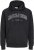 Jack & Jones CALEB Hoodie Black - Pulóverek & kapucnis pulóverek - Pulóverek & Kapucnis pulóver 2XL-12XL