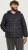 Jack & Jones SPRINT Quilted Hooded Jacket Black - Kabátok - Nagyméretű Kabátok - 2XL-8XL