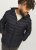 Jack & Jones SPRINT Quilted Hooded Jacket Black - Kabátok - Nagyméretű Kabátok - 2XL-8XL
