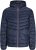 Jack & Jones SPRINT Red Stitches Quilted Hooded Jacket Navy Blazer - Kabátok - Nagyméretű Kabátok - 2XL-8XL