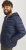 Jack & Jones SPRINT Red Stitches Quilted Hooded Jacket Navy Blazer - Kabátok - Nagyméretű Kabátok - 2XL-8XL