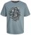 Jack & Jones JJSKULL ROCK T-Shirt Goblin Blue - Pólók - Nagyméretű pólók - 2XL-14XL