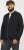 Jack & Jones PANNEL Turtleneck Knitted Sweater with Zipper Black - Pulóverek & kapucnis pulóverek - Pulóverek & Kapucnis pulóver 2XL-12XL