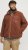Jack & Jones ESTERBRO High Collar Teddy Jacket Brandy Brown - Kabátok - Nagyméretű Kabátok - 2XL-8XL