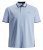 Jack & Jones PAULOS Short Sleeve Polo Light Blue/PS - Pólóingek - Galléros Pólók 2XL-8XL - Pólóingek 2XL-8XL
