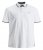 Jack & Jones PAULOS Short Sleeve Polo White/PS - Pólóingek - Galléros Pólók 2XL-8XL - Pólóingek 2XL-8XL