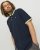 Jack & Jones PAULOS Short Sleeve Polo Dark Navy/NEON - Pólóingek - Galléros Pólók 2XL-8XL - Pólóingek 2XL-8XL