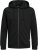 Jack & Jones Basic Sweat Zip Hood Black - Pulóverek & kapucnis pulóverek - Pulóverek & Kapucnis pulóver 2XL-12XL
