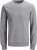 Jack & Jones Basic Sweatshirt Light Grey Melange - Pulóverek & kapucnis pulóverek - Pulóverek & Kapucnis pulóver 2XL-12XL