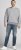 Jack & Jones Basic Sweatshirt Light Grey Melange - Pulóverek & kapucnis pulóverek - Pulóverek & Kapucnis pulóver 2XL-12XL