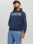 Jack & Jones CORP LOGO PLAY 4 Print Hoodie Navy Blazer - Pulóverek & Kapucnis pulóverek - Pulóverek & Kapucnis pulóver 2XL-12XL