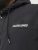 Jack & Jones RUSH SOLID Bomber Jacket with Hood Black - Kabátok - Nagyméretű Kabátok - 2XL-8XL