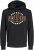 Jack & Jones 2 COL LOGO Hoodie Black - Pulóverek & kapucnis pulóverek - Pulóverek & Kapucnis pulóver 2XL-12XL