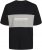 Jack & Jones LEGACY BLOCKING T-Shirt Black - Pólók - Nagyméretű pólók - 2XL-14XL