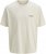 Jack & Jones Lington Crew Neck T-Shirt White - Pólók - Nagyméretű pólók - 2XL-14XL