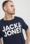 Jack & Jones CORP Logo T-Shirt Navy Blazer - Pólók - Nagyméretű pólók - 2XL-14XL