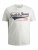 Jack & Jones JJELOGO TEE White - Pólók - Nagyméretű pólók - 2XL-14XL